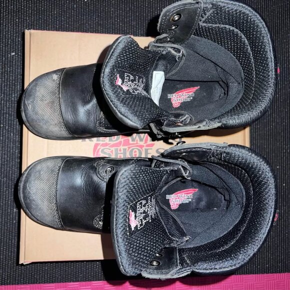 Red Wing 3512 Black CSA Work Boot Size 9 US - Picture 5 of 6